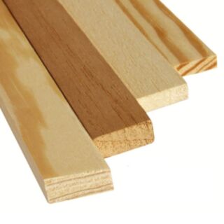 Whitewood Moulding Stripwood Slip 19mm x 6mm x 2.4m