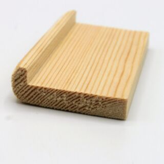 Red Deal (Pine) Hockey Stick Moulding 43mm x 15mm x 2.4m