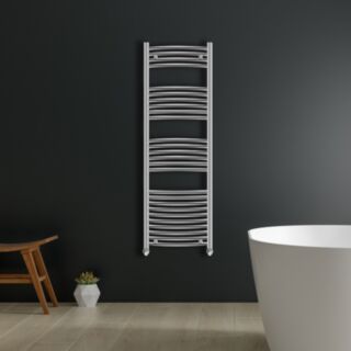 Vaporo Alta 25mm Curved Towel Rail 1500mm x 500m Chrome