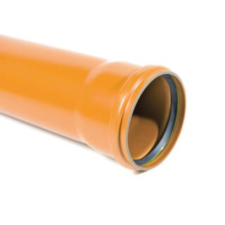 Wavin 4 (110mm) Sewer Pipe Socketed 6M Length