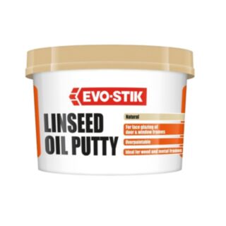 Evo-Stik Linseed Oil Putty Natural 1Kg