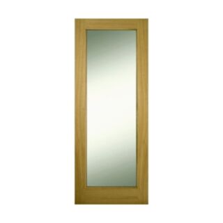 Doras Contract 1 Lite Oak Frosted Glass  80X34