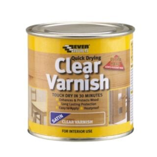 Everbuild Clear Varnish - Satin 2.5 Ltr