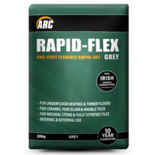 Arc Flex Rapid Set Tile Adhesive Grey 20Kg