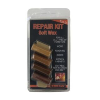 Trojan Soft Wax Repair Kit Medium Dark Wood Shades