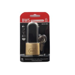 Bws Brass Long Shackle Padlock 50mm