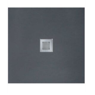 Slate Square Shower Tray Anthracite 900mm