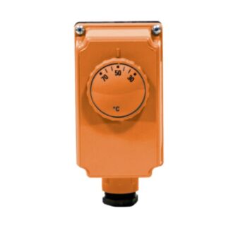 Single Immersion Thermostat 1/2 Pocket Adjustable 0-90°