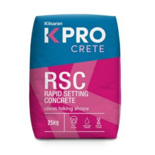 Kilsaran Kpro Crete Rapid Setting Concrete 25Kg