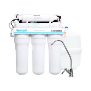 Ecosoft 5-Stage Pumped Reverse Osmosis Unit With Pump