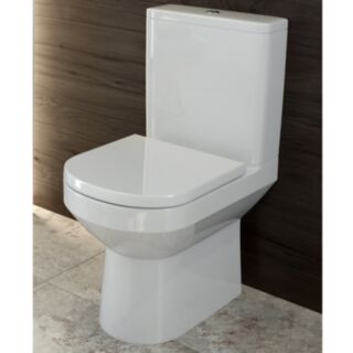 VIVA COMFORT HEIGHT FULLY SHROUDED WC - SOFT CLOSE SEAT