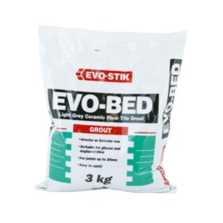Evo-Stik Evo-Bed Ceramic Floor Tile Grout 3Kg