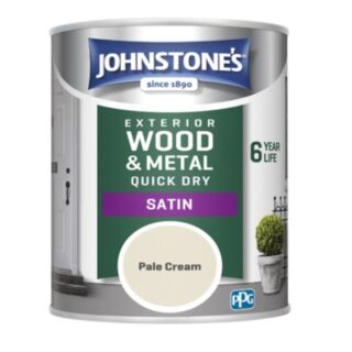 Johnstones Retail Exterior Satin Pale Cream 750Ml