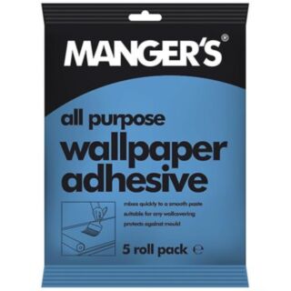 Mangers All Purpose Wallpaper Adhesive - For 5 Rolls