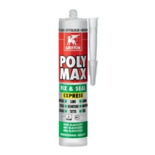 GRIFFON POLY MAX® FIX & SEAL EXPRESS CRYSTAL CLEAR 300G