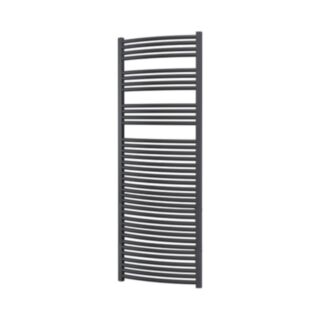 Vaporo Alta 25mm Curved Anthracite Towel Rail 1800mm X 500mm
