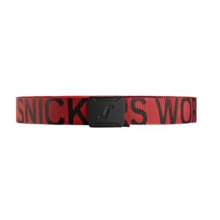 Snickers 9004 Logo Belt Chili Red\Black