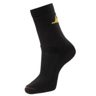 Snickers 9211 3-Pack Basic Socks Black Size 45-48
