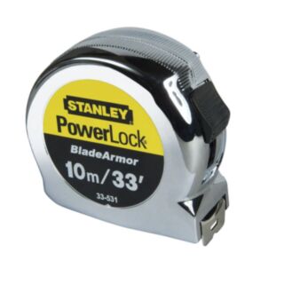 Stanley Powerlock Blade Armor Tape Measure 10M/30Ft