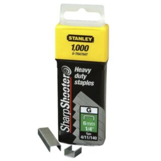 Stanley 6mm Heavy Duty Staple Pk (1000)