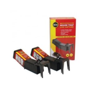 Pest Free Zone Live Capture Mouse Trap (Pack Of 2)