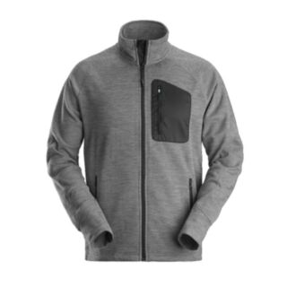Snickers 8042 Flexiwork Fleece Jacket  - Grey/Black - Xlarge