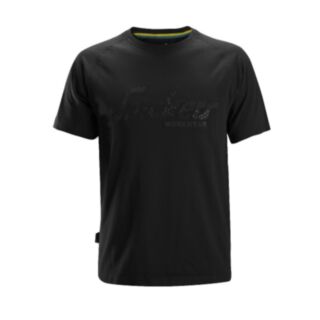 Snickers 2580 Logo T-Shirt - Black - Xlarge