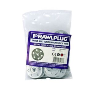 Rawlplug Metal Insulation Board Disc 50 Pack