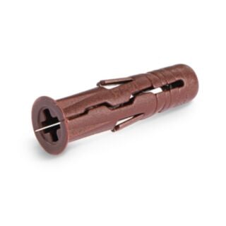 Rawlplug Uno Universal Plug 96 Piece Brown 7mm